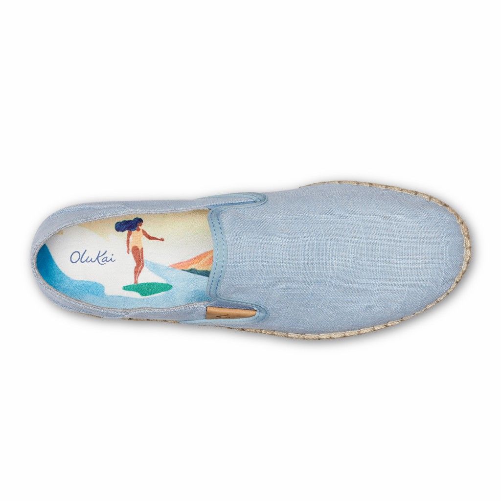 Olukai Women's Kaula Pa A Kapa Slip On Shoe - Lanai Breeze US480-516